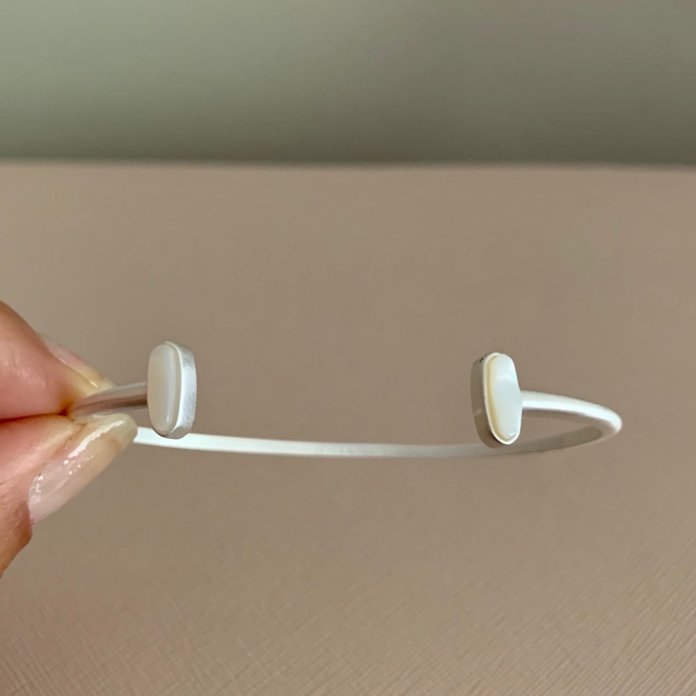 Kendra Scott Mavis Bright Silver Cuff Bracelet - Picture 3 of 9